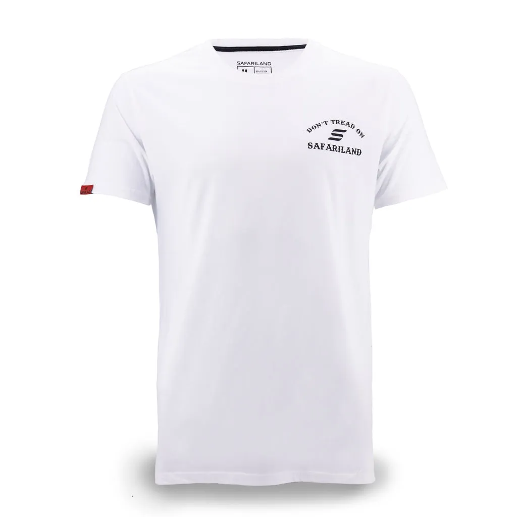 Safariland Don't Tread On Me T-skjorte Hvit grafisk