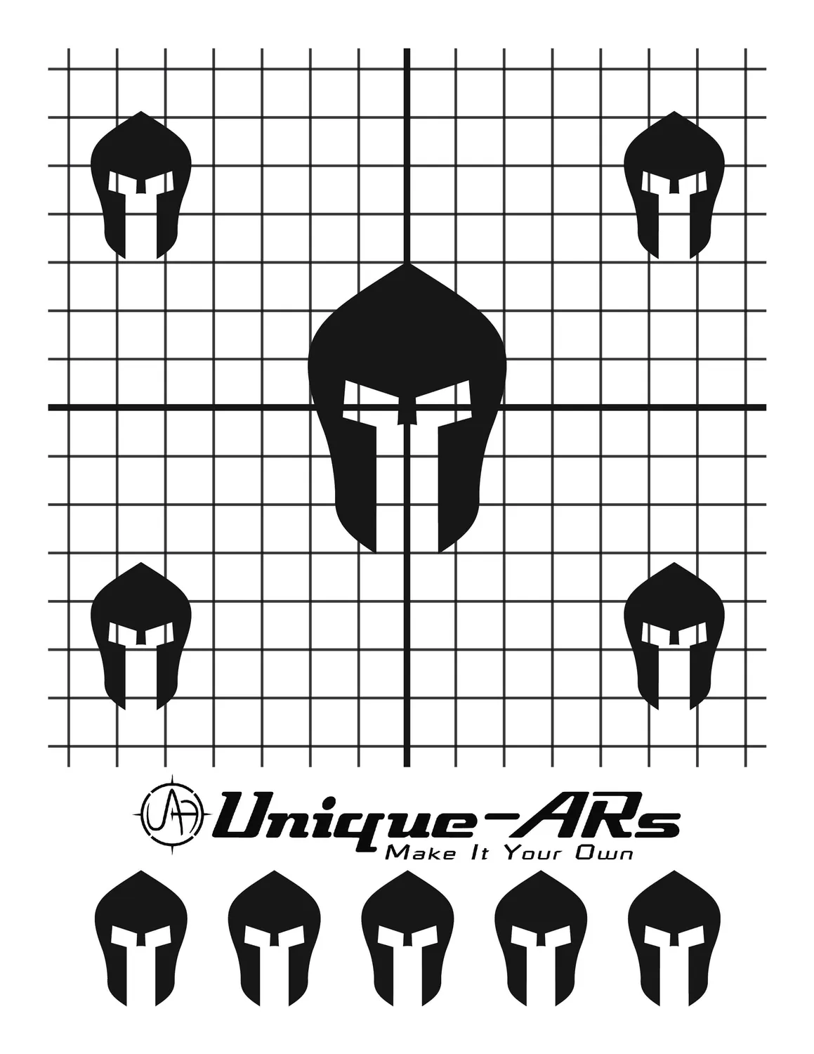 Unique Arms Unique-ARs skyteskiver utskrivbare
