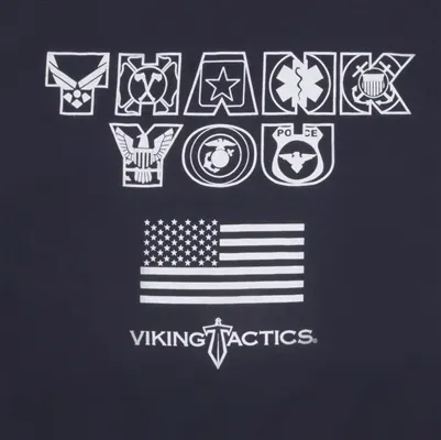 Viking Tactics Thank You t-skjorte myk lang