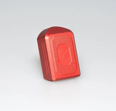 M-Arms Classic Line +2 magasinbunnplate rød aluminium