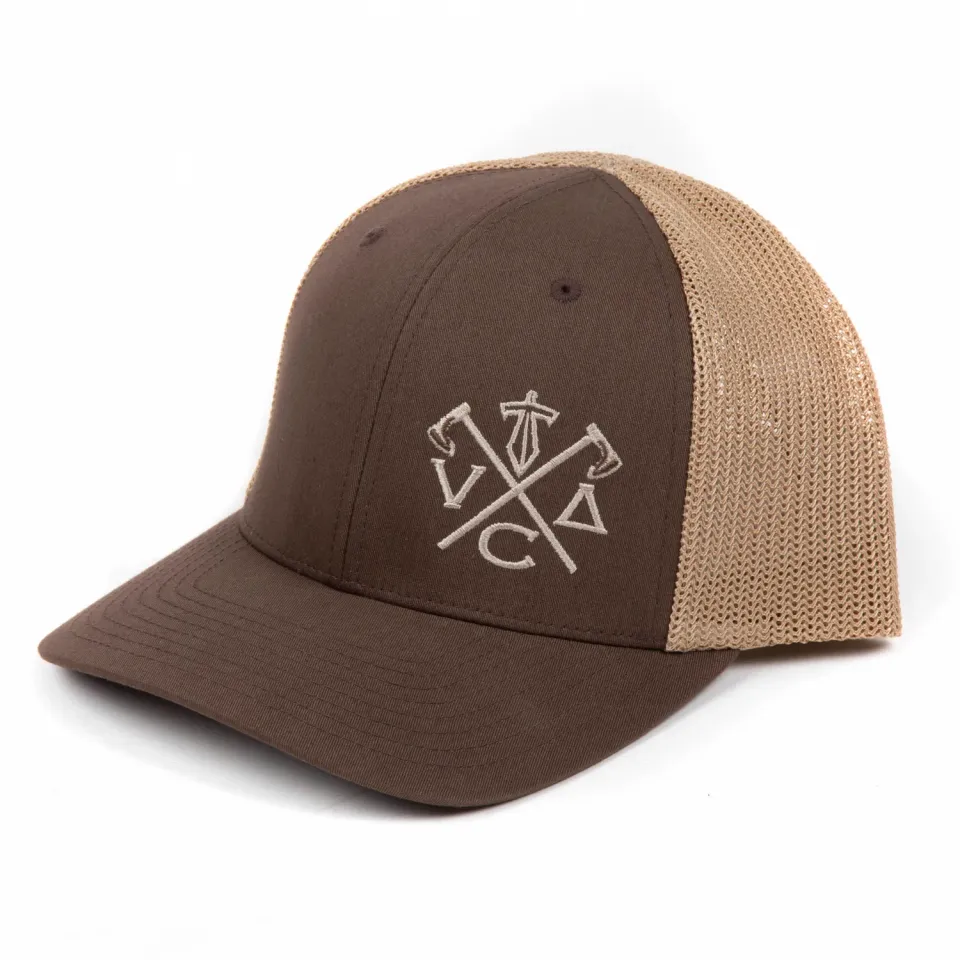 Viking Tactics VTAC Double Axe caps Flexfit brun