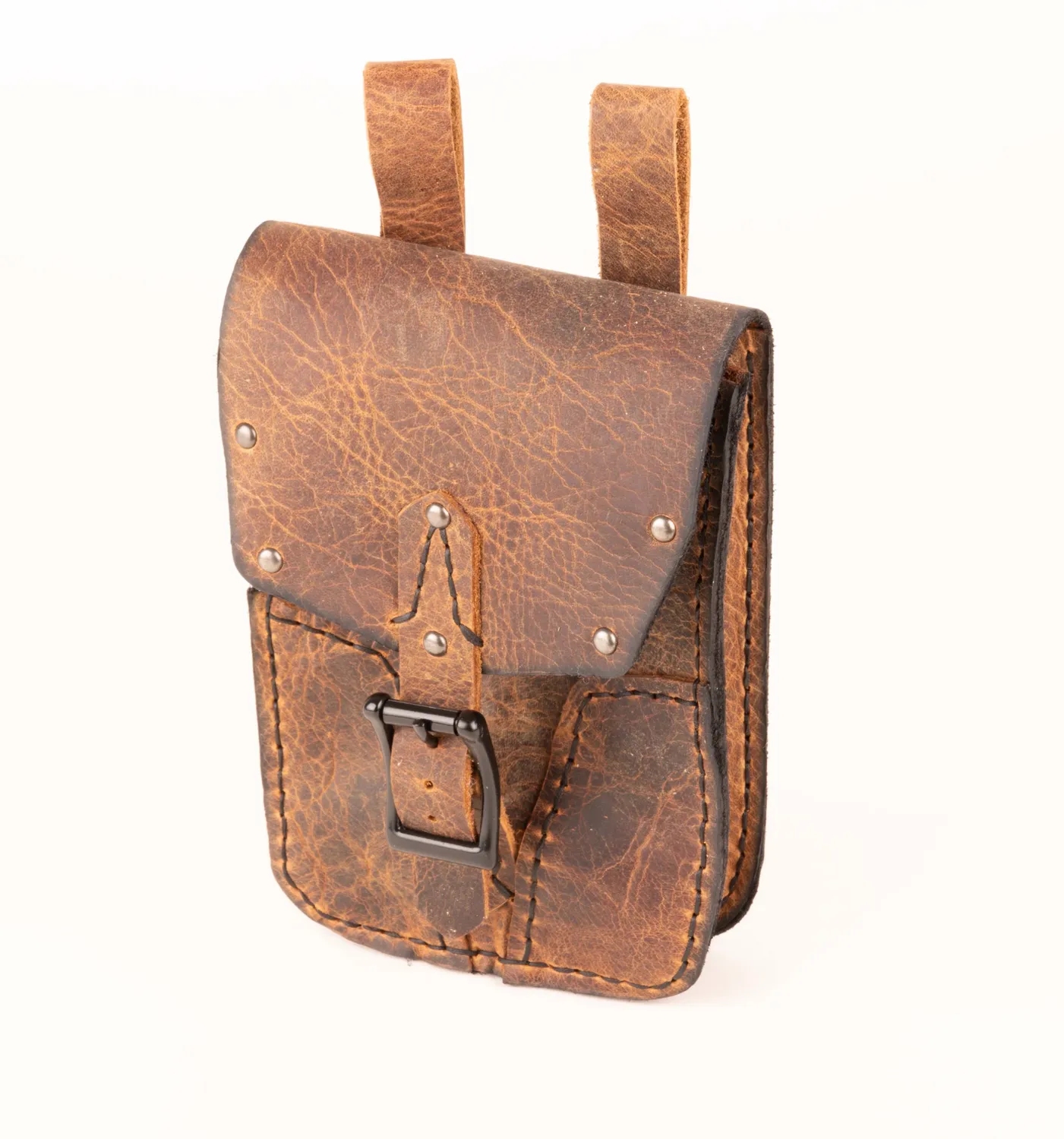 Viking Tactics Leather Goods belteveske skinn brun