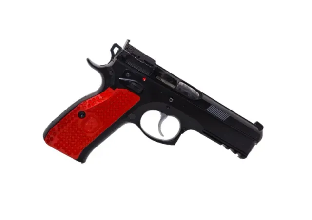 M-Arms Monarch 1 pistolgrep rød alu long thin