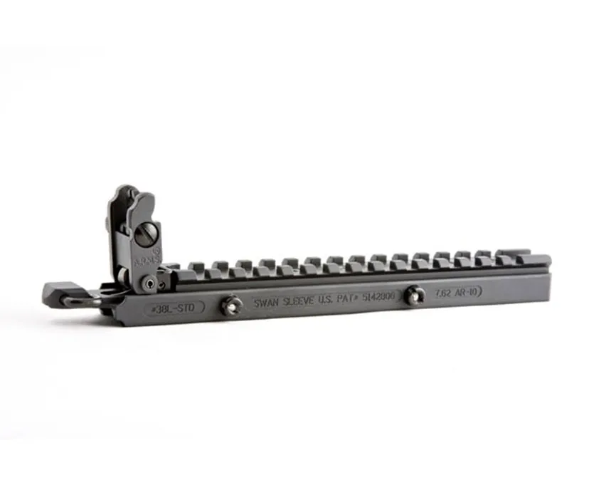 ARMS #38 STD AR-10 SWAN skinnehylse med baksikte