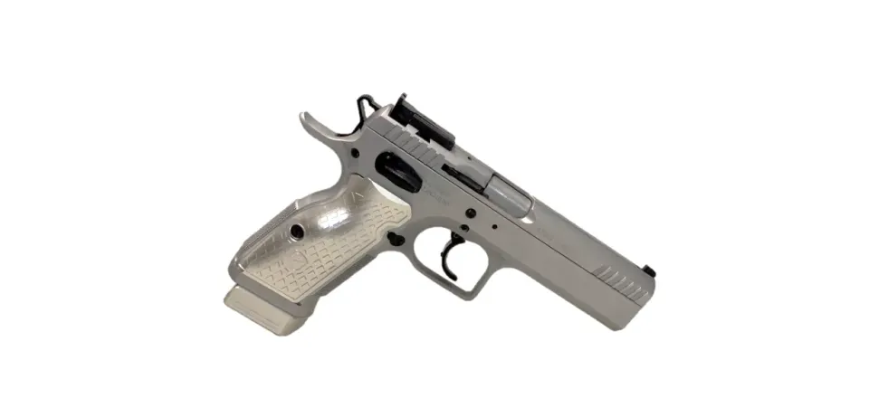 M-Arms 3D President pistolgrep Tanfoglio SF lang sølv
