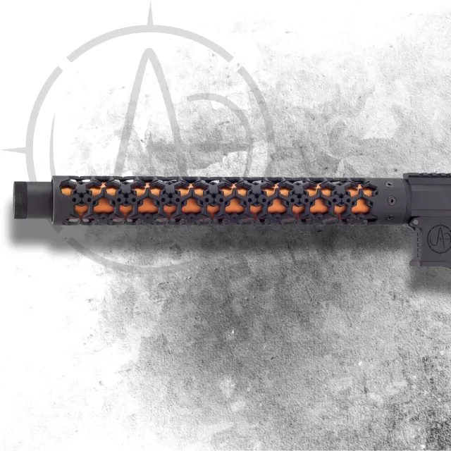 Unique Arms Hex Hazard håndguard 15" aluminium