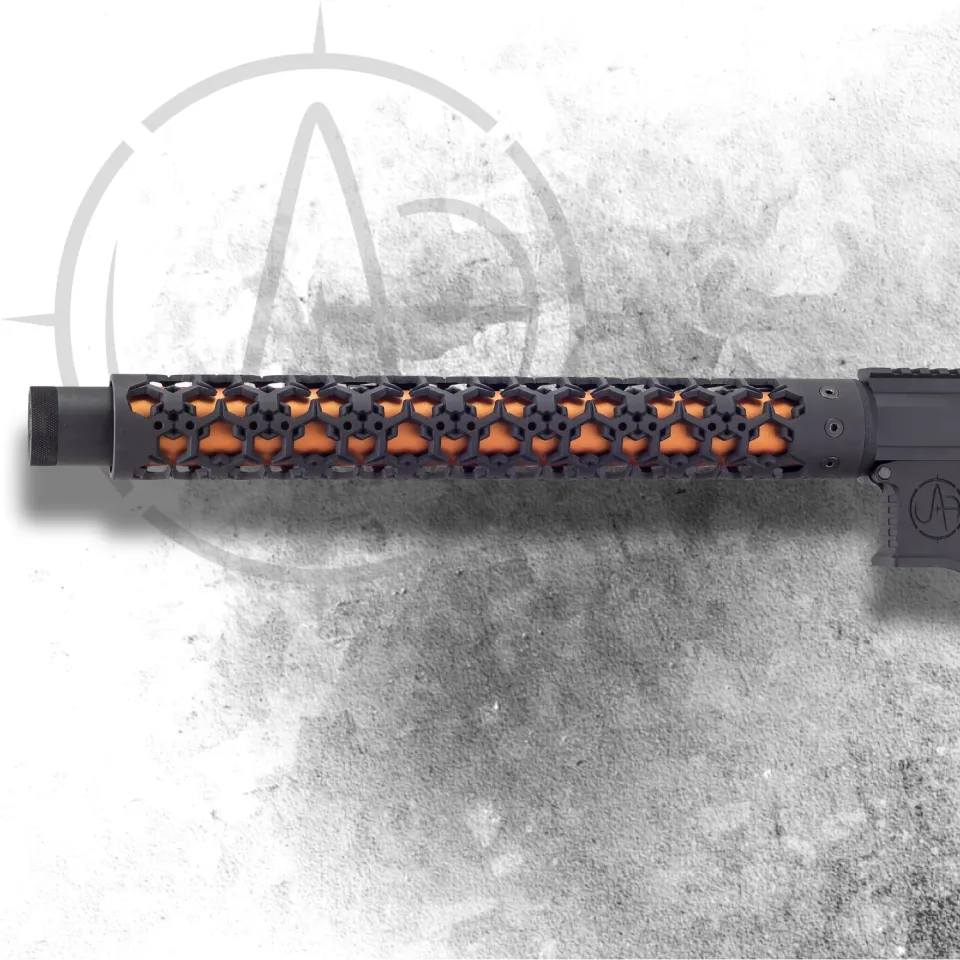 Unique Arms Hex Hazard håndguard 15" aluminium