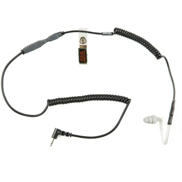 Safariland TACT-LITE ørepropp 2,5mm venstre 14" coil