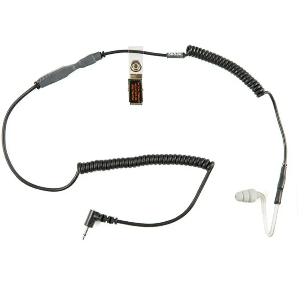 Safariland TACT-LITE ørepropp 2,5mm venstre 14" coil