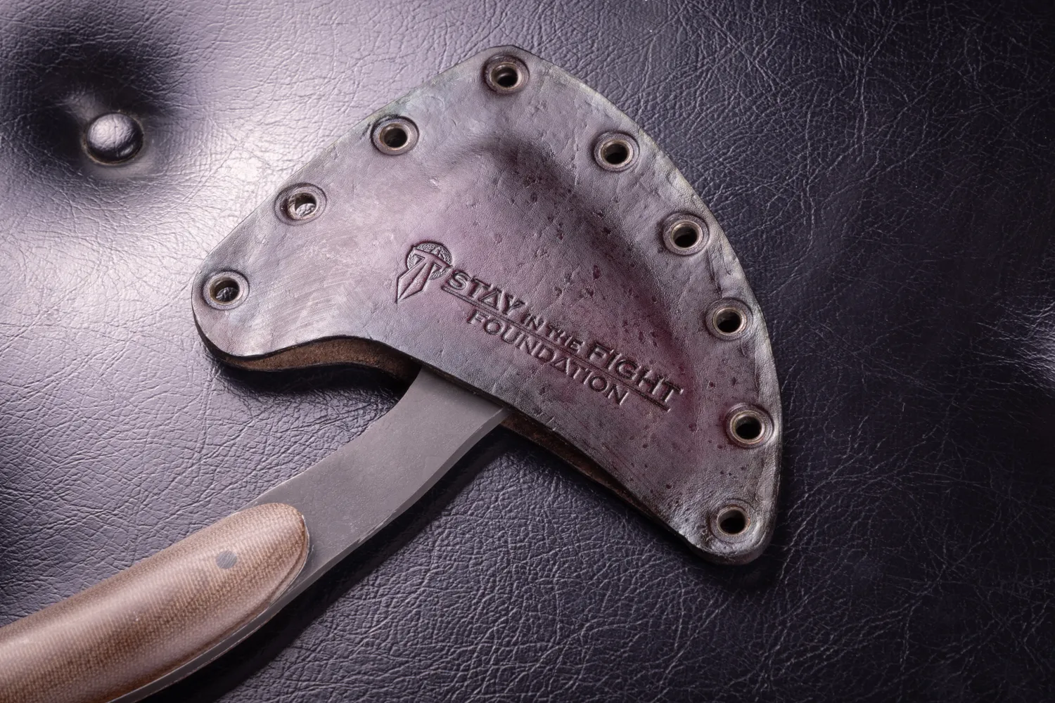 Viking Tactics VTAC Heart tomahawk micarta