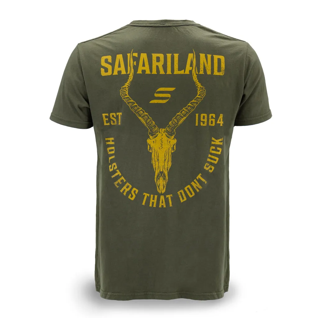Safariland Impala Skull t-skjorte svart bomull