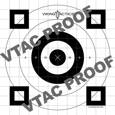 Viking Tactics VTAC ACMT skyteblink 12" 25-pakn presisjon