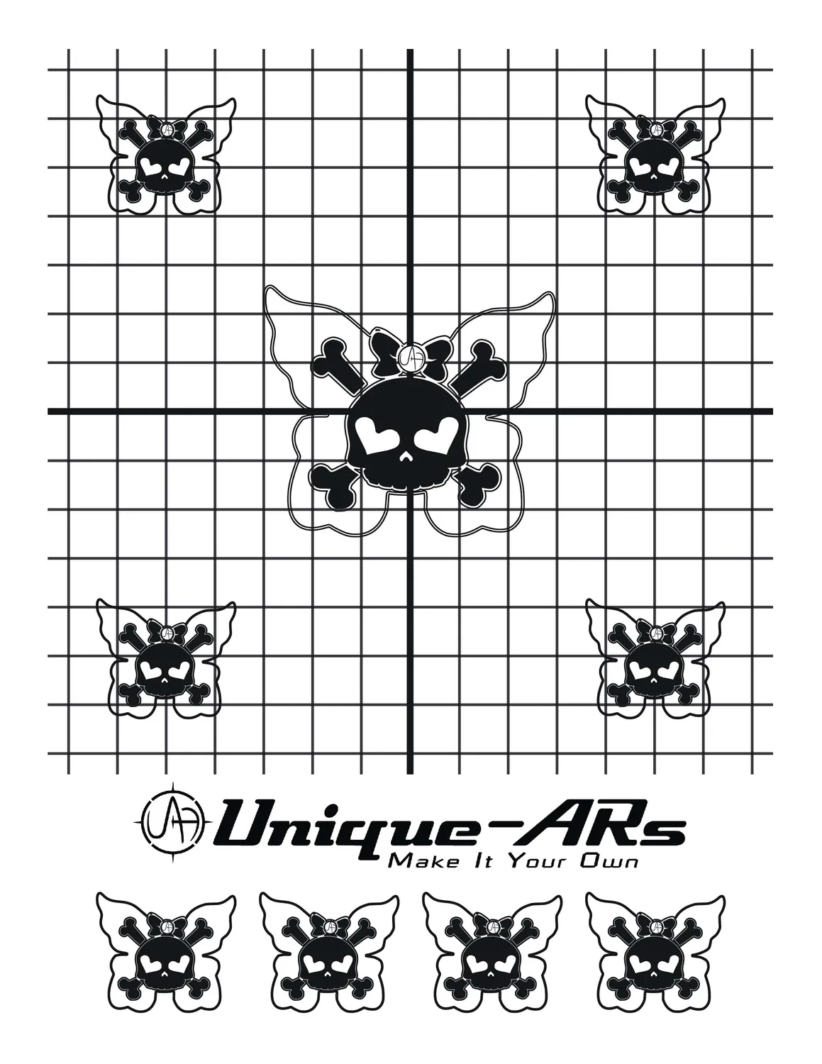Unique Arms Unique-ARs skyteskiver utskrivbare