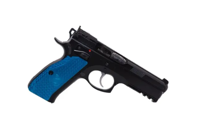 M-Arms Monarch 1 pistolgrep lang tykk blå
