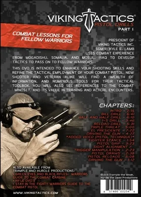 Viking Tactics VTAC Pistol Drills Part I trenings-DVD