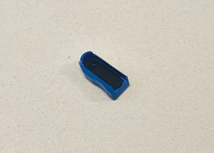 M-Arms 1911 GEN2 magasinbunnplate blå alu 9 mm