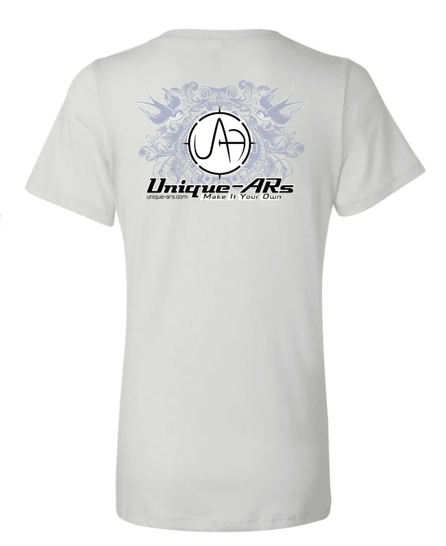 Unique Arms Ladies White Tee t-skjorte dame hvit