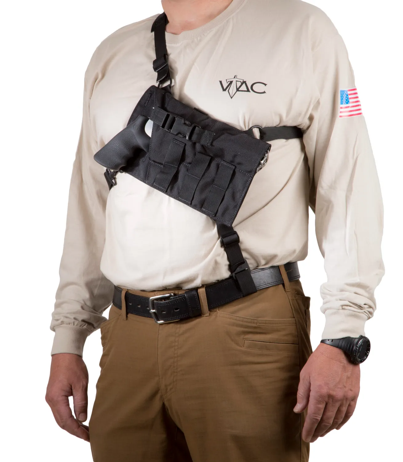 Viking Tactics VTAC Big Rig brysthylster revolver justerbart