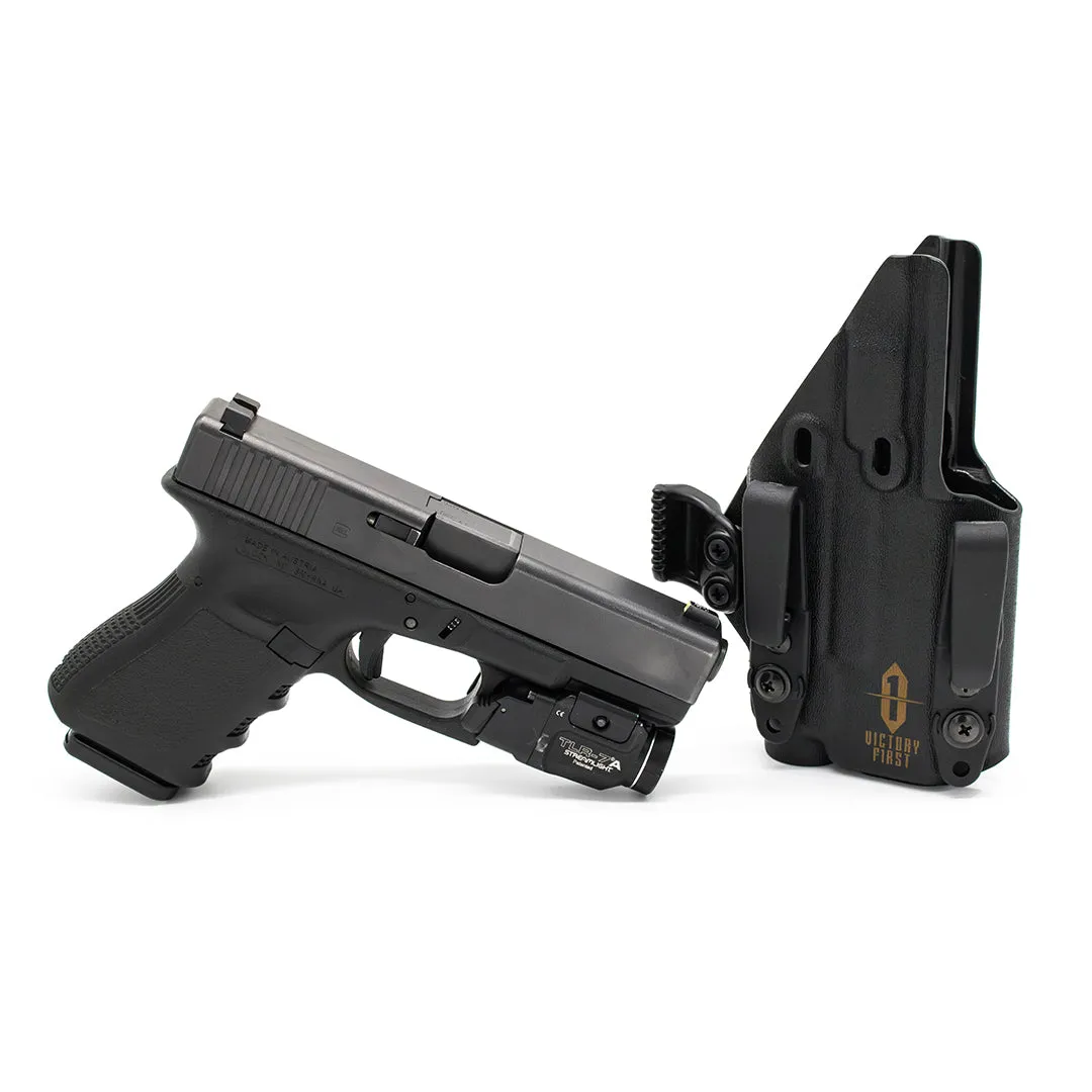 Raven Jake LC Glock 19 TLR-7A/X AIWB hylster svart