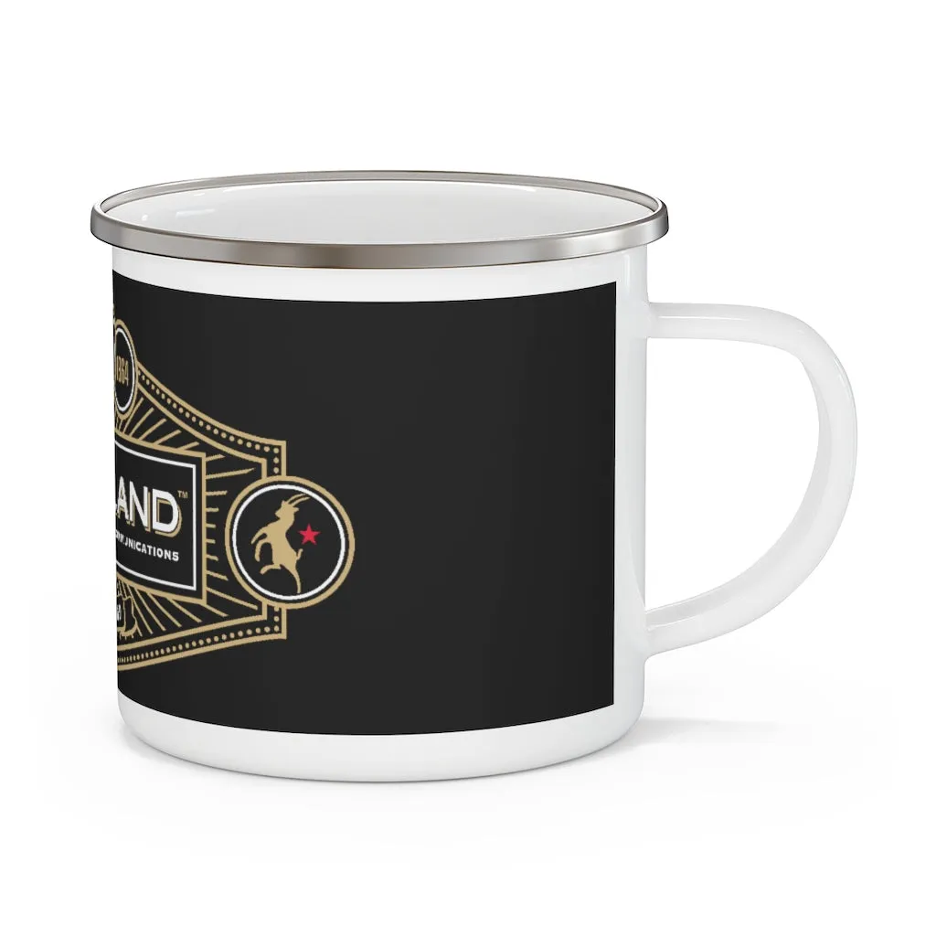 Safariland Campfire Mug turkopp 12oz emalje hvit