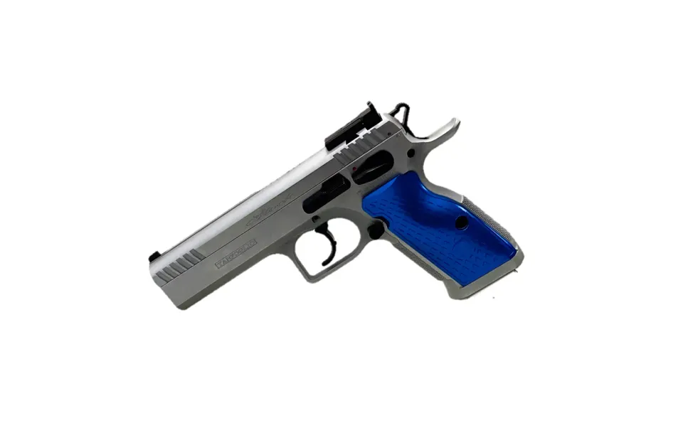 M-Arms 3D President Tanfoglio SF Long pistolgrep blå aluminium