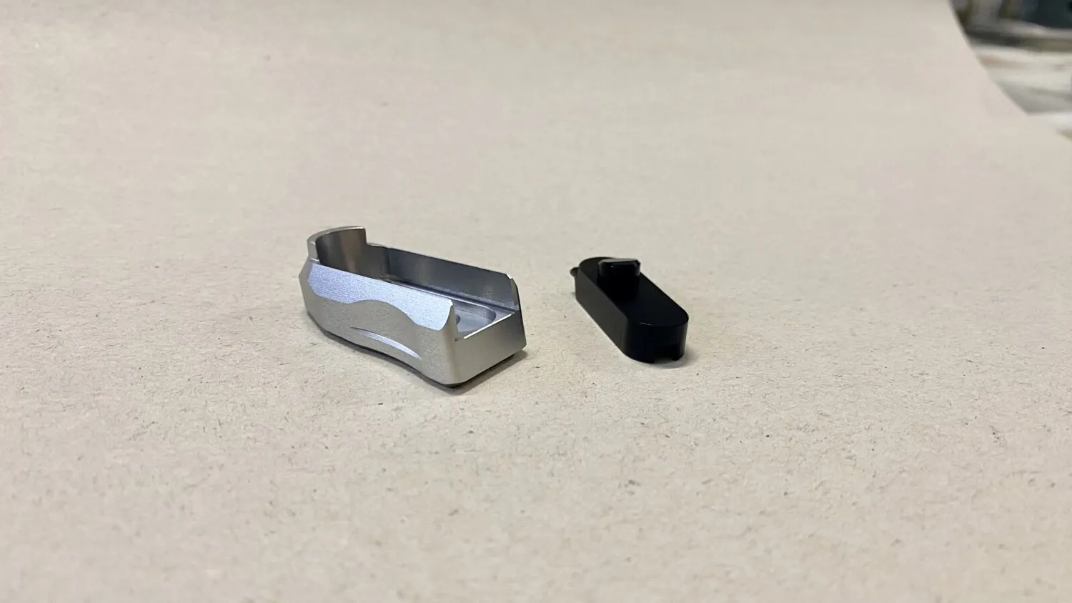 M-Arms 1911 magasinplate Mec-Gar 9mm aluminium sølv Gen2