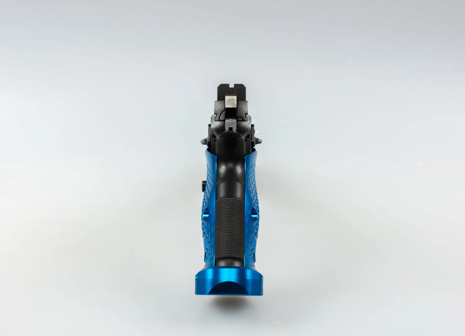 M-Arms Monarch 1 magwell CZ Shadow 2 blå alu