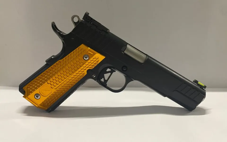 M-Arms Monarch 2 Long pistolgrep 1911 oransje alu