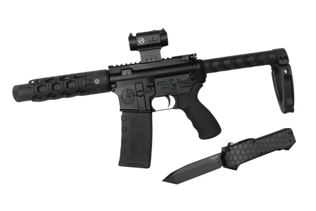 Unique Arms TG20 + OTF Pakke pistol + kniv