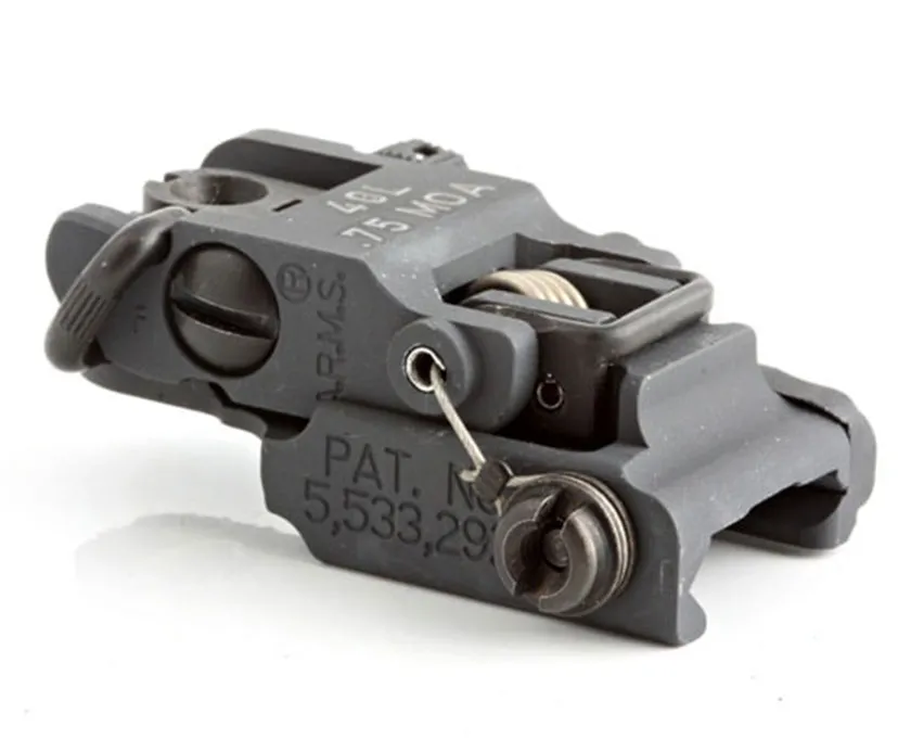 A.R.M.S. #40L baksikte lavprofil sort 0,75 MOA