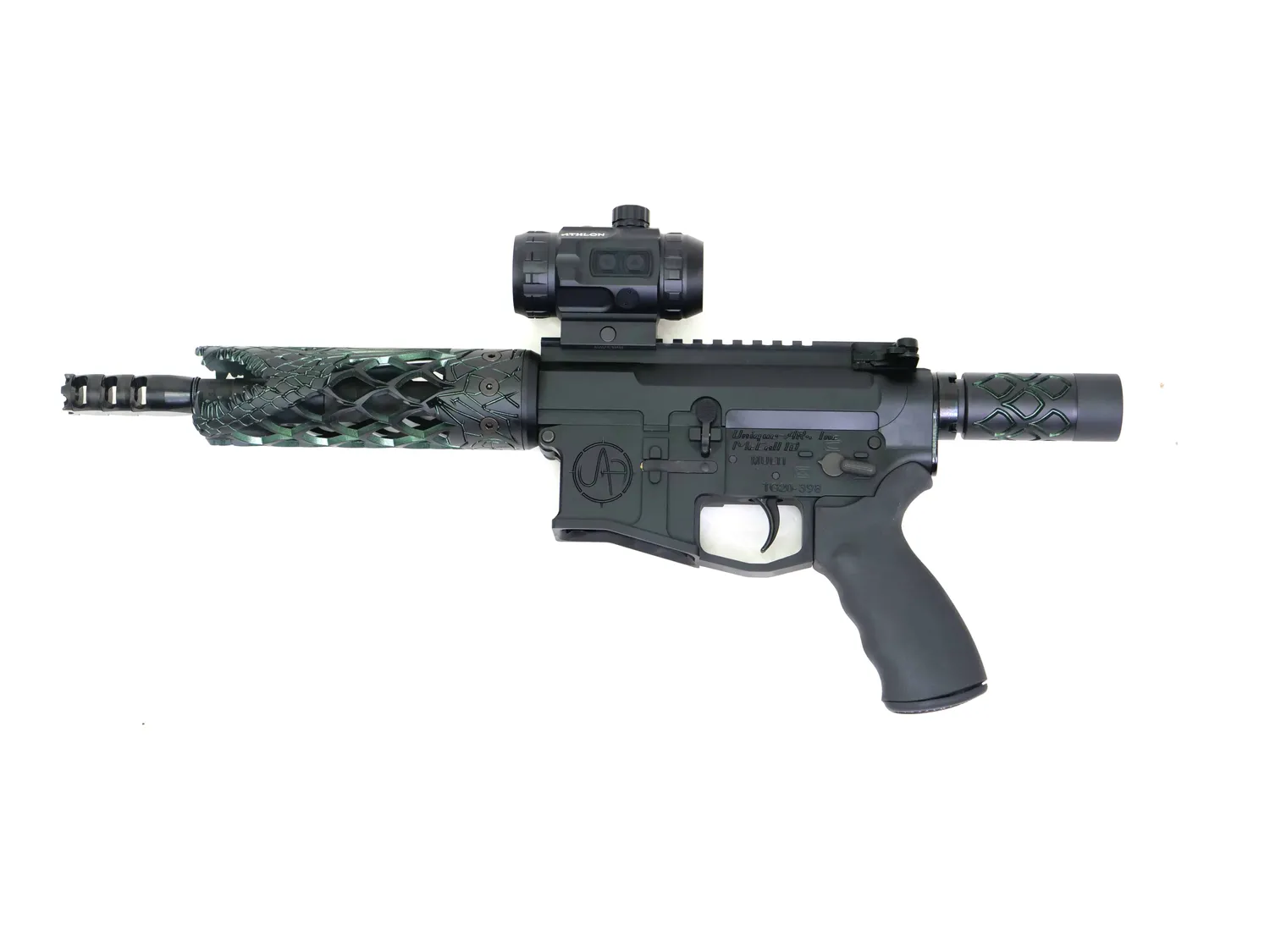 Unique Arms Dragonfire Pistol handguard AR pistol