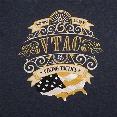 Viking Tactics God Bless America t-skjorte Next Level myk