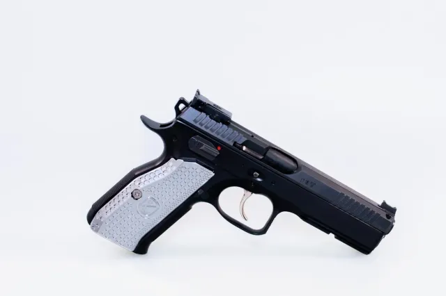 M-Arms Monarch 1 grepsplater lang tykk krom aluminium