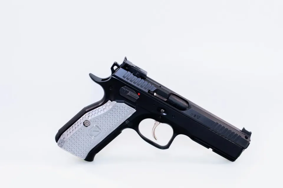 M-Arms Monarch 1 grepsplater lang tykk krom aluminium