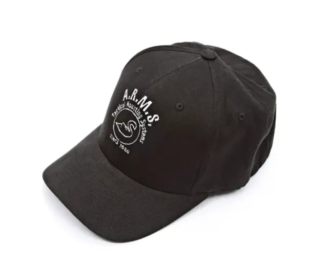 ARMS Flexfit caps L/XL svart bomull