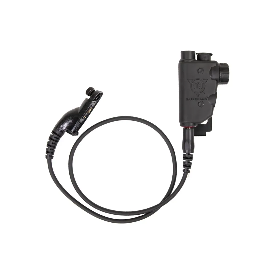 TCI Alpha PTT-knapp Motorola XPR svart vanntett