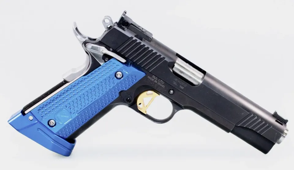 M-Arms Monarch 2 pistolgrep 1911 kort blå alu
