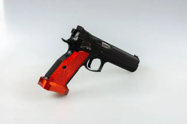 M-Arms Monarch 1 sett CZ TS rød alu kort tynn