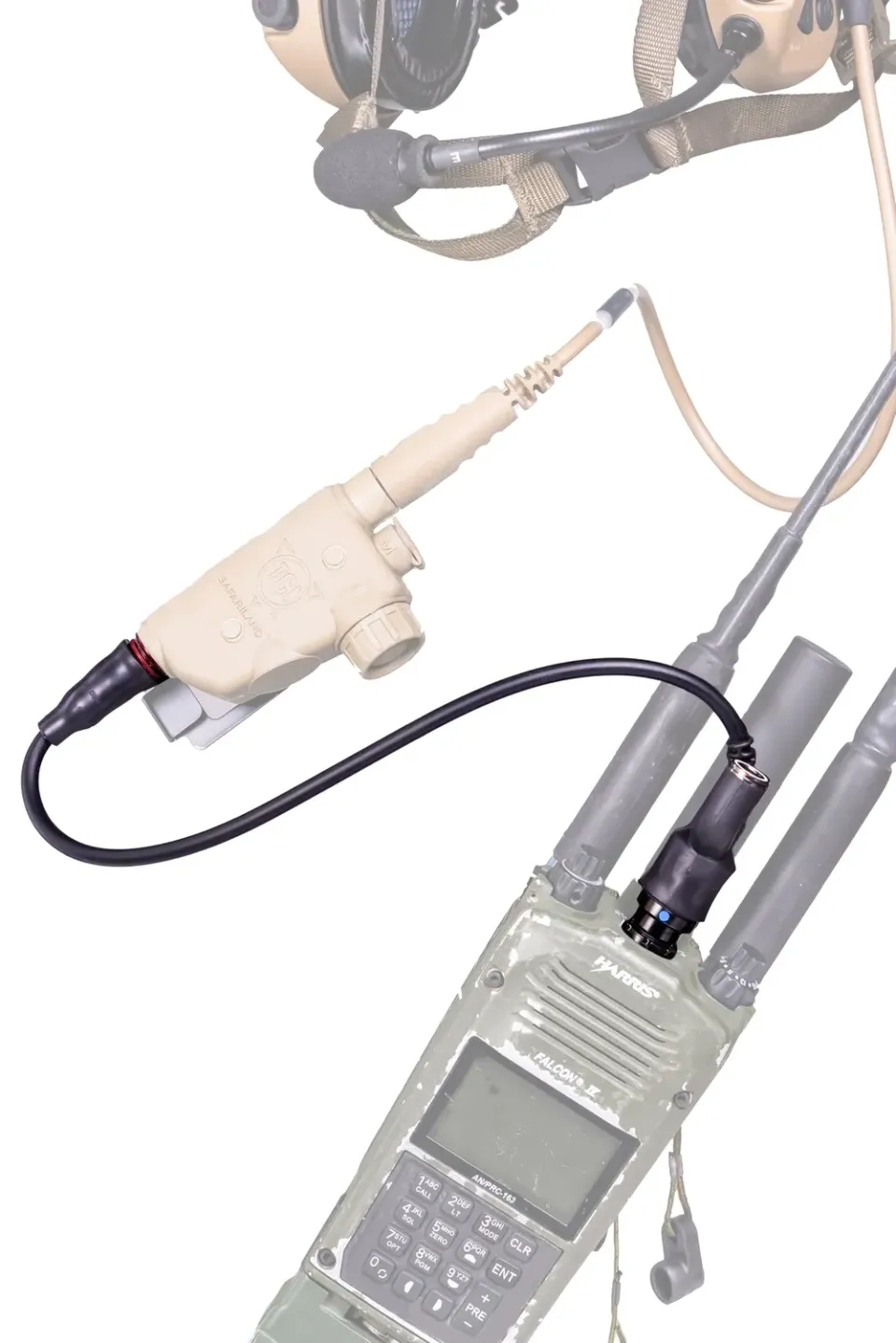 Safariland Nemesis radiokabel Liberator 14" rett