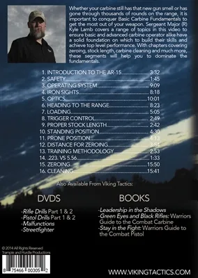 Viking Tactics VTAC Basic Carbine Fundamentals DVD AR-15