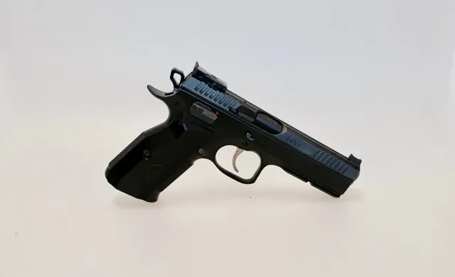 M-Arms Monarch 1 pistolgrep lang smal svart ALU