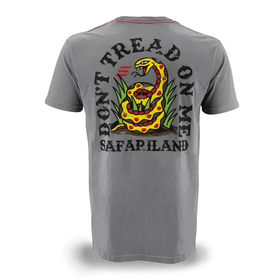 Safariland Don't Tread On Me T-skjorte Hvit grafisk
