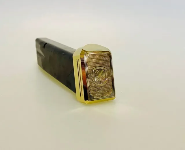 M-Arms Classic Line +2 magasinplate gull rillet aluminium