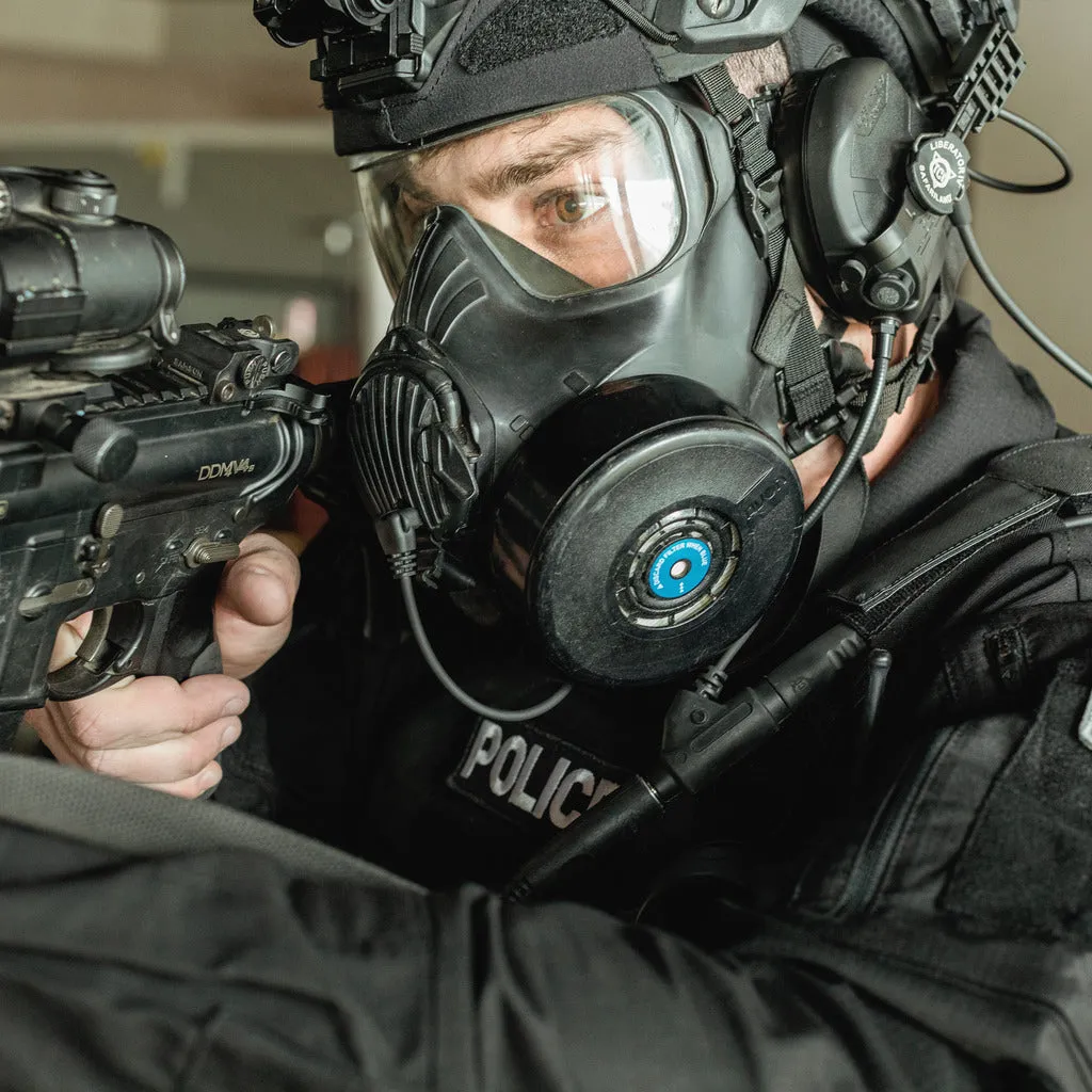 Safariland GMA gassmaskeadapter svart kommunikasjon