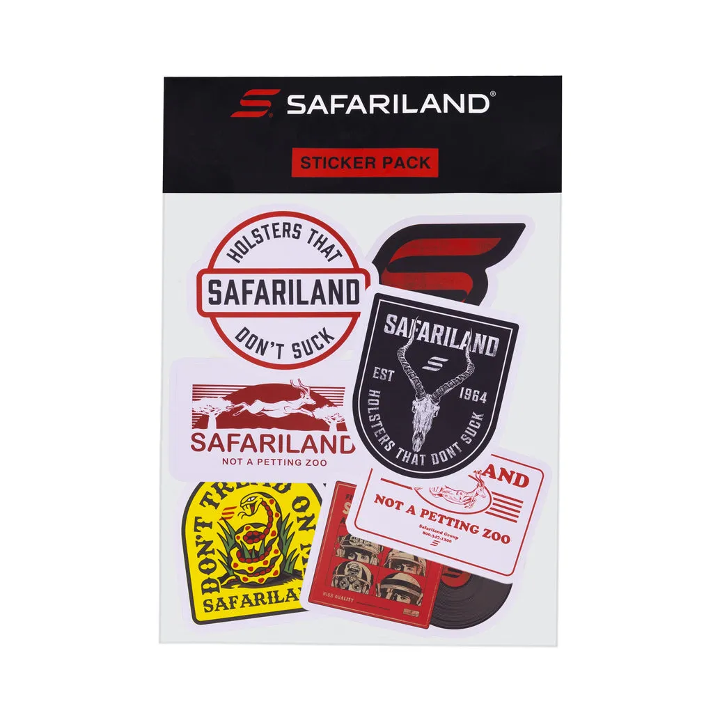 Safariland Sticker Pack klistremerker 7-pak vinyl værbestandig