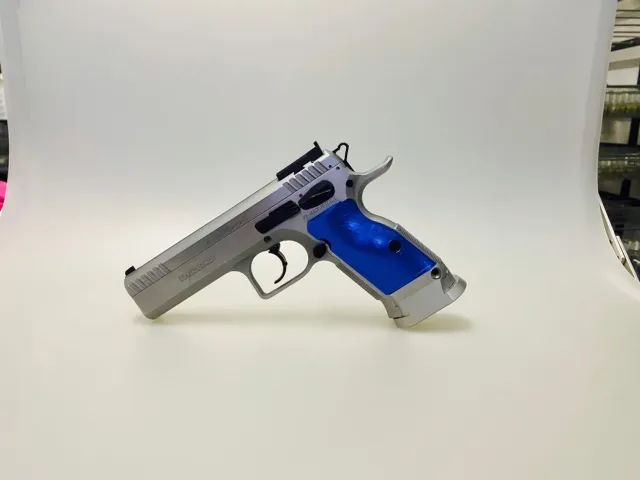 M-Arms 3D President Tanfoglio SF Short grep blå alu