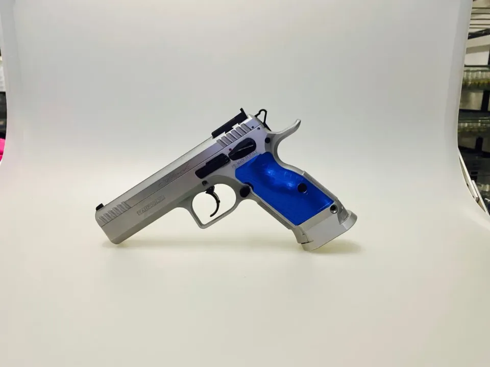 M-Arms 3D President Tanfoglio SF Short grep blå alu