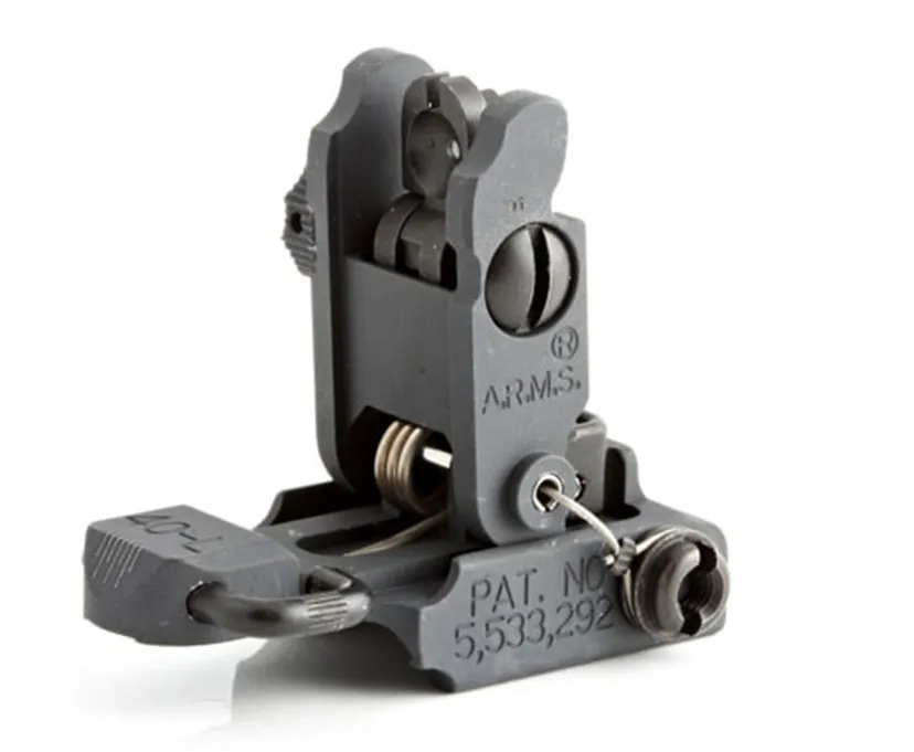 A.R.M.S. #40L baksikte lavprofil sort 0,75 MOA