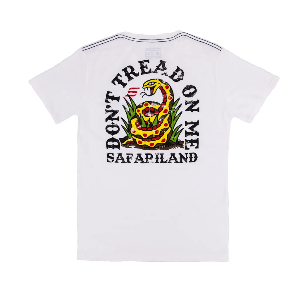 Safariland Don't Tread On Me T-skjorte Hvit grafisk