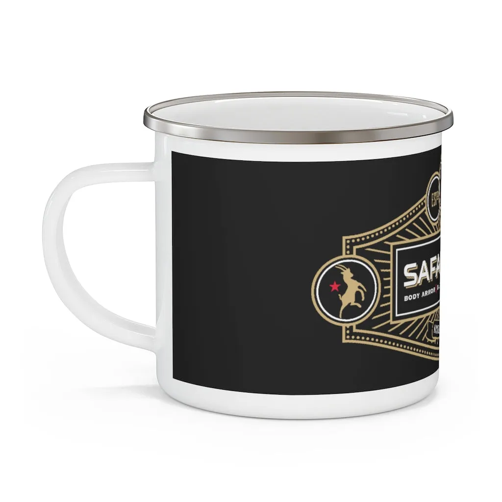 Safariland Campfire Mug turkopp 12oz emalje hvit